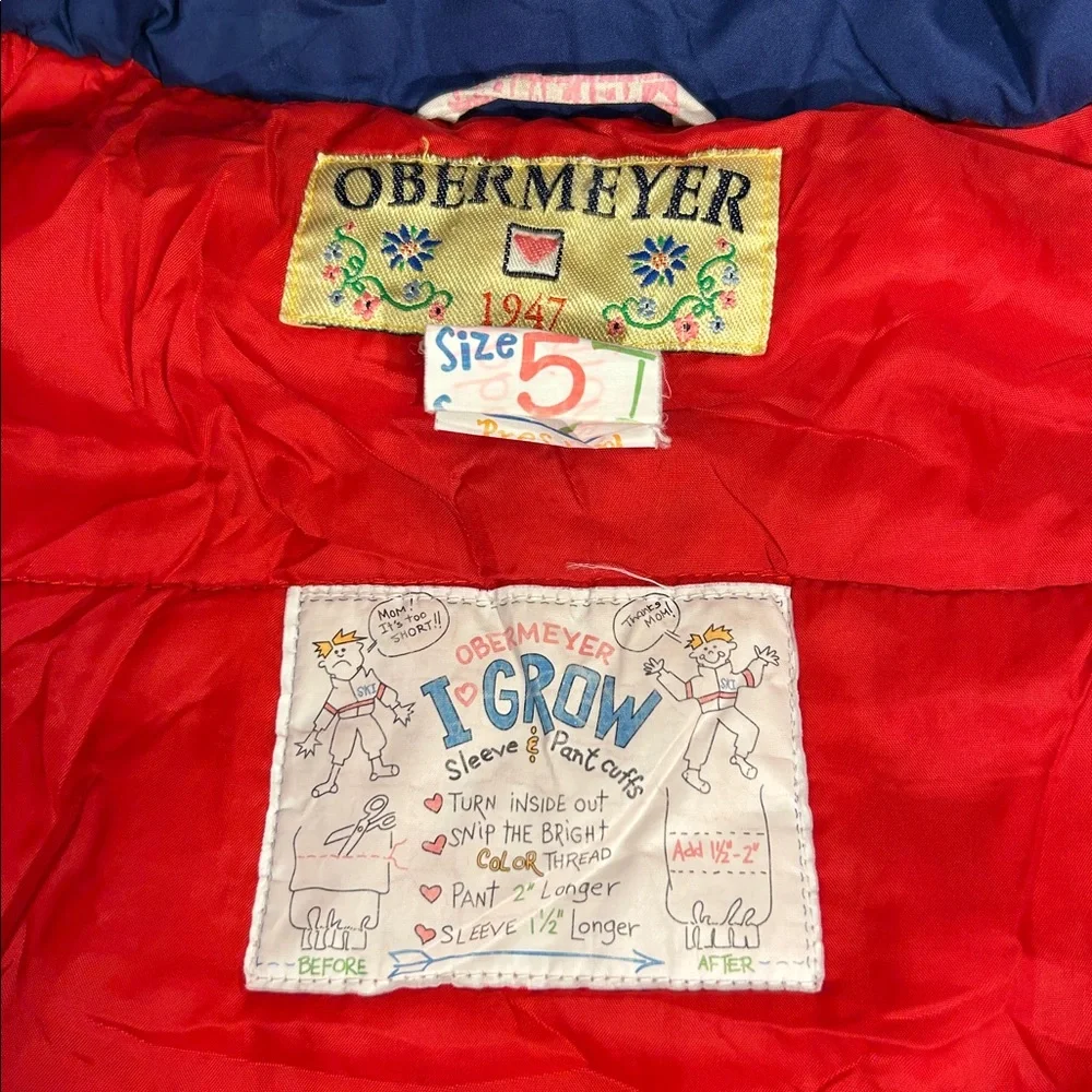 Obermeyer winter hooded jacket K00064 size 5